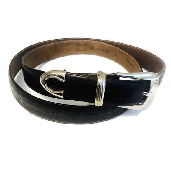 mezlan crocodile belt